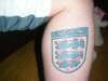 3 Lions England Badge tattoo
