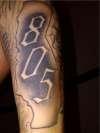 California 805 tattoo