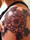 Celtic Knot Sunflower tattoo