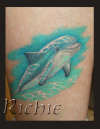 Debbie's Dolphin Tattoo