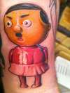 Hitler in a tutu tattoo