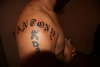 Old English tattoo