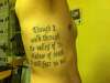 Shadow of Death tattoo