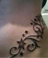 Stars & Swirls tattoo