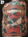 Traditional Hourglass tattoo