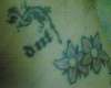 Tribal Dragon and Sakura tattoo