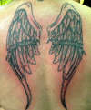 broken wings tattoo