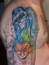 custom half sleve in progress tattoo