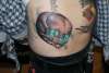 fetus skull tattoo