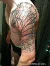 half sleeve tiger tattoo