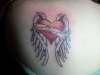 heart wings tattoo