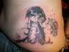 music girl tattoo