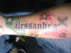 my daugther´s name and reggae tattoo