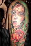 All done! My Lady shaded in tattoo