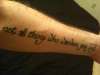 Arm tattoo