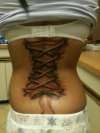 Back Corset tattoo