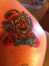Clown tattoo