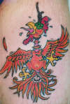Cock that hangs below the knee Tattoo tattoo