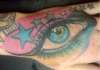 Color Portrait Eye tattoo