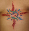 Crayon Sun Tattoo tattoo