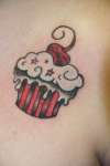 Cupcake tattoo