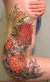 Floral Side tattoo