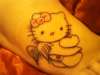 Hello Kitty Angel tattoo