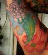 Latests addition to my sleeve.12/20/10 Dogwood flower tattoo