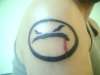 MAD face tattoo