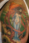 Mermaid & Octopus Tattoo