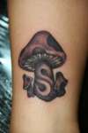 Mushroom tattoo