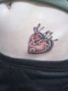 Pincushion Heart (view 2) tattoo