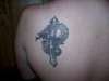 Red Dragon on Left Shoulder tattoo