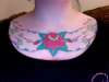 Rose + Stars tattoo