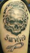 SURVIVED tattoo