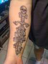 Skull Dager tattoo