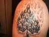 Spade tattoo