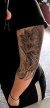 Start of sleeve tattoo