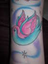 Swallow tattoo