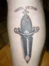 dagger tattoo