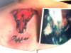 dog portrait tattoo