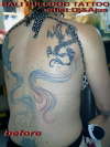 dragon before tuch up tattoo