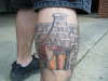 left leg tattoo
