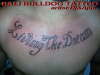 lettering tattoo