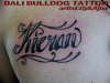 lettering tattoo