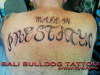 lettering tattoo