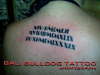 lettering tattoo