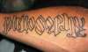 philosophy ambigram tattoo
