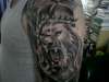 stone lion tattoo