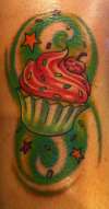 Skull Cupcake tattoo